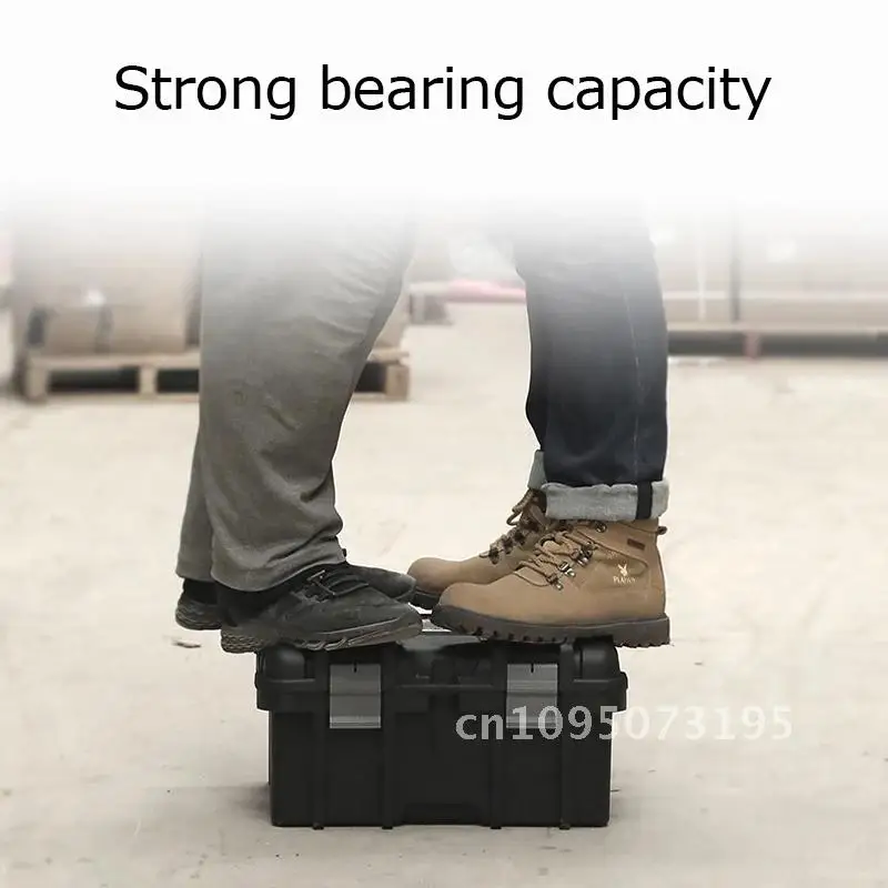 Empty Large Tool Box Shockproof Hard Case Hardware Tool 대형공구박스 Electrician Toolbox Box for Case Mechanics Organizer Plastic