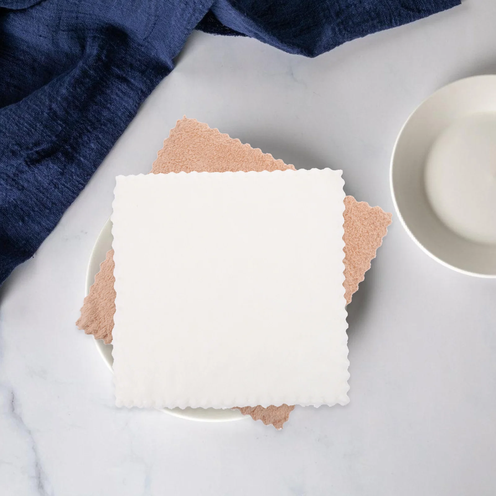 

8pcs Water Fiber Square Wipe For Home For Household Square Home Kitchen Bathroom Kitchen Towel Household Towel Set