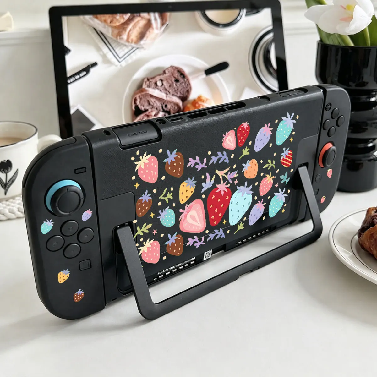 Anti-Falling Hard Acrylic Protective Case Dockable Base for Nintendo Switch 2 NS2 Console Detachable Joy-Con Split-type Housing