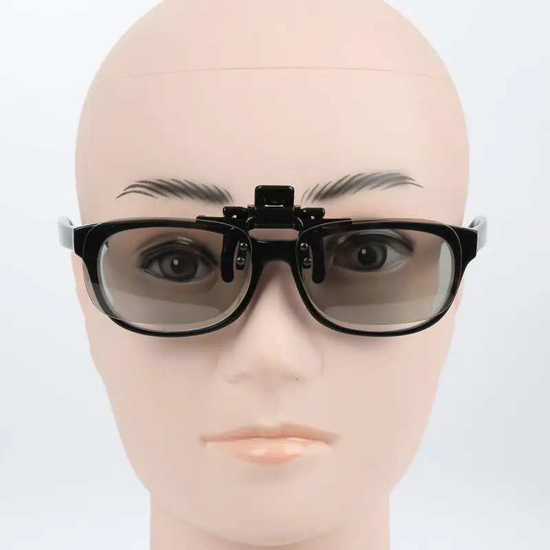 Clip-on 3D Glasses High Quality Scratch-Resistant Stereo Clip On Watching For LG Cinema Passive 3D TVs And 3D Real Cinema