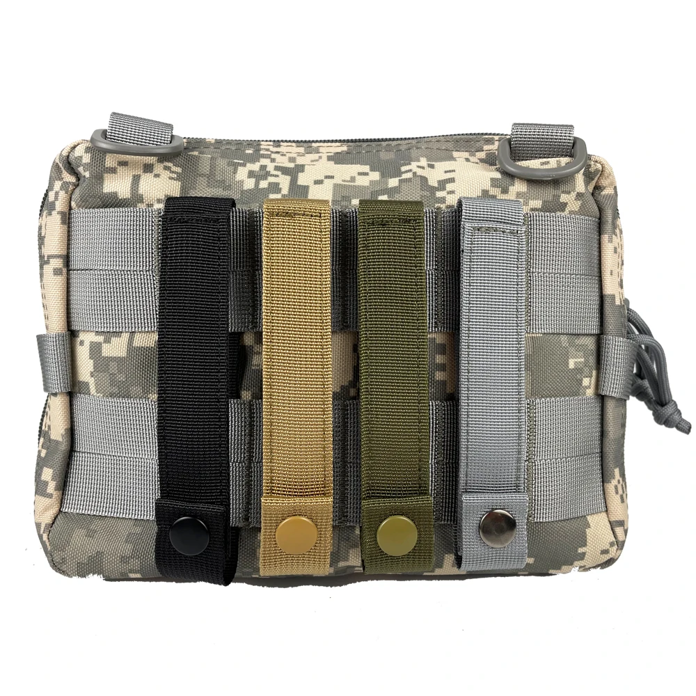 4PCS 6 inch Tactical Molle Strap Reusable Webbing Attachment