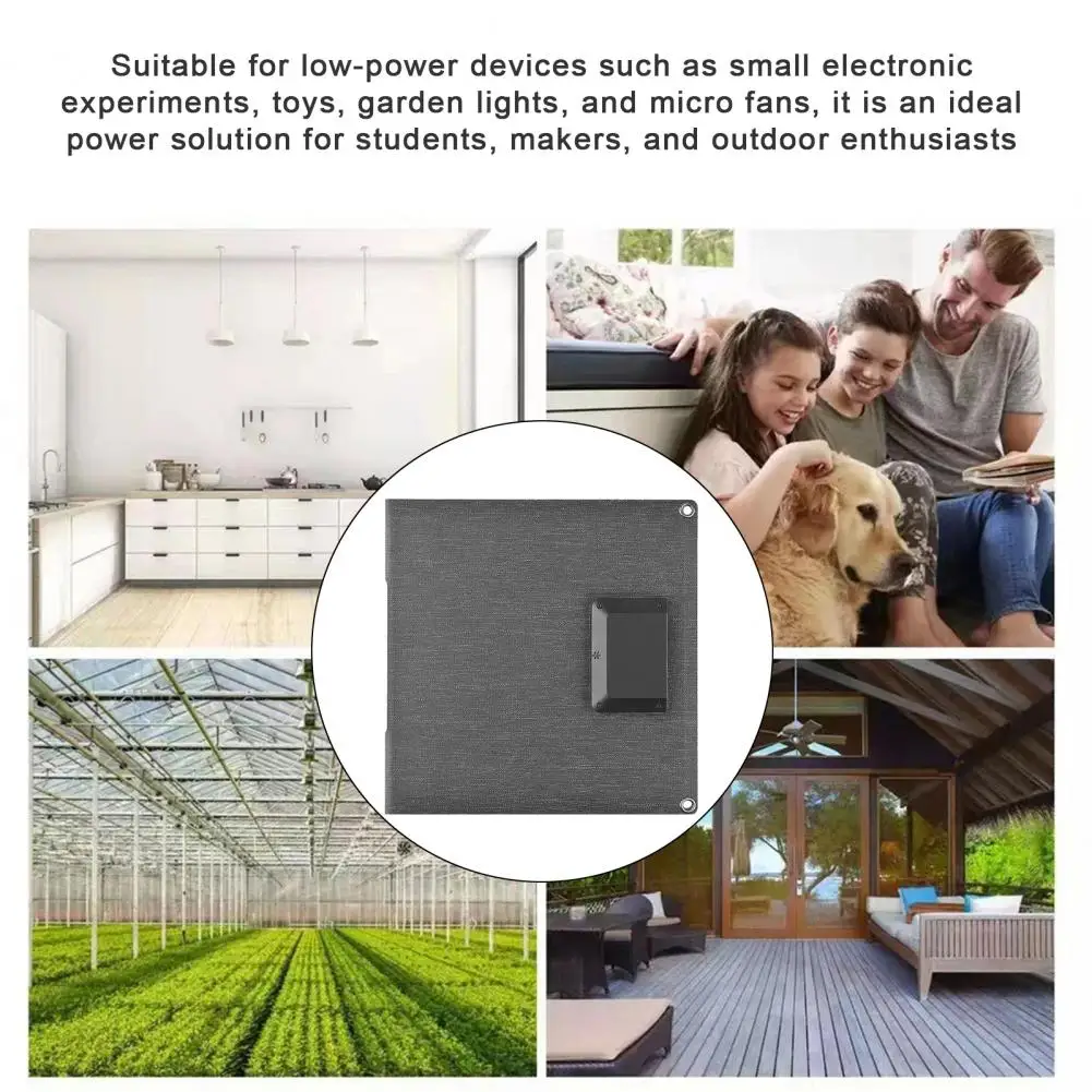 Waterproof Solar Panel Portable Solar Panel Charger Power Bank High-power Output Waterproof Foldable Design Scratch-resistant