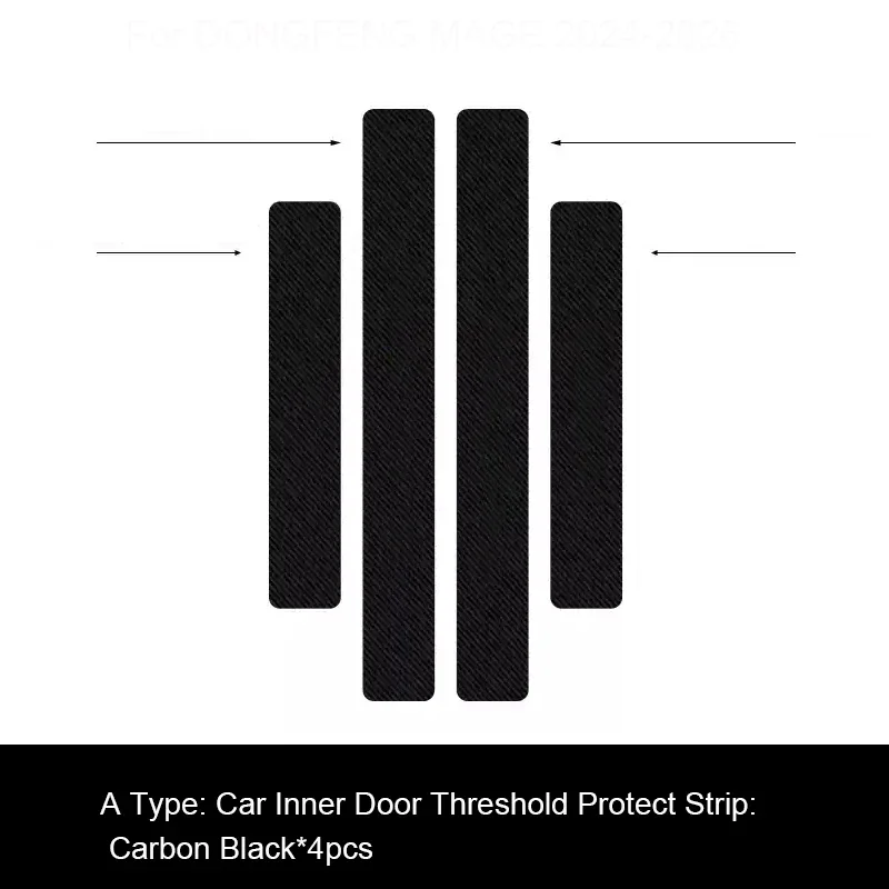 

Car Anti-Dirty B-Pillar Door Anti-Kicks Protect Pad PU Leather For DONGFENG MAGE 2024-2026 Trunk Scratch Resistant Accessory