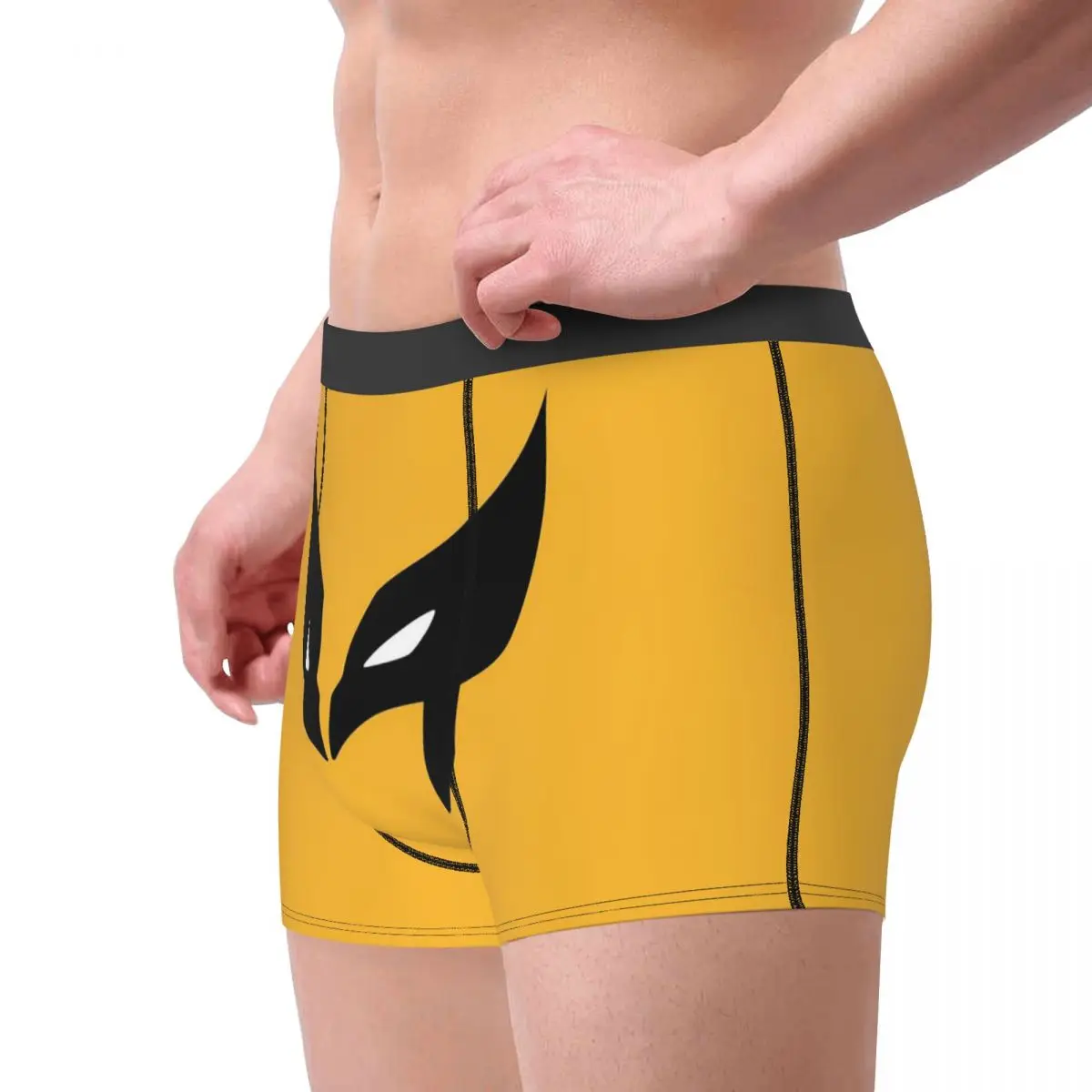 Custom Wolverine Mask Boxers Shorts Men\'s Briefs Underwear Fashion Underpants