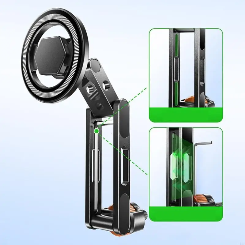 

Adjustable 360 Degree Rotating Phone Mount with 1/4 Screw Base for DSLR Cameras Tripods Smartphone Mount Holder K1KF