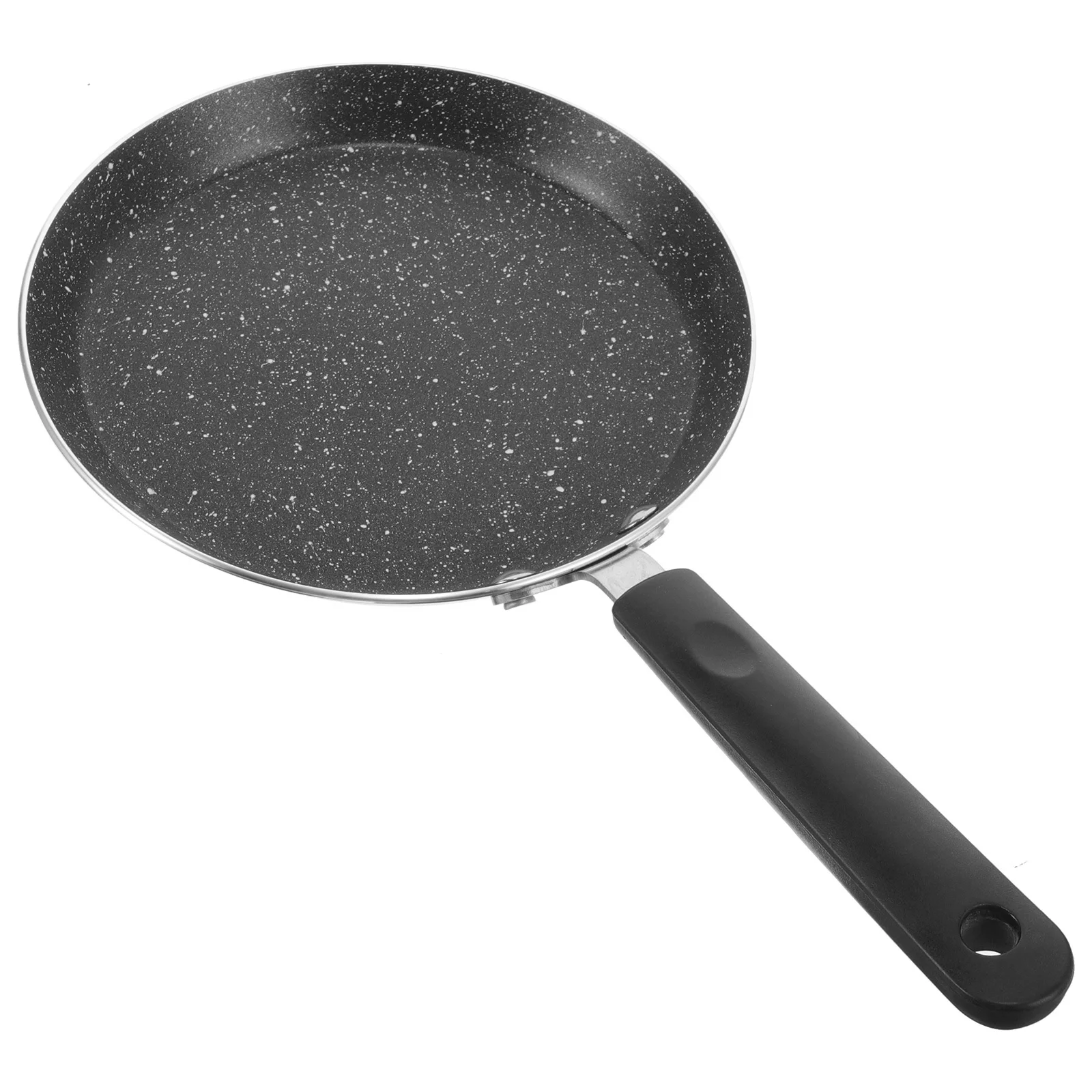 

1Pcs Mafan Stone Frying Pan 6 Inch Non-Stick Coating Heavy Duty Even Heat Distribution for Omelette Egg Pancake Cooking Black