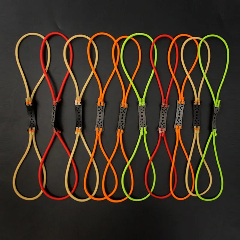 5/10pcs Slingshot Round Color Rubber Band Slingshot Accessories Slingshot Elastic Rubber Band Slingshot with outdoor sports
