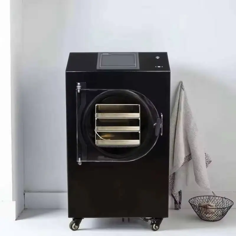 سلطة فواكه صغيرة Lyophilizer تجفيف مختبر القهوة آلة تجميد المجفف ديهيدراتور معدات مجفف فراغ للبيع