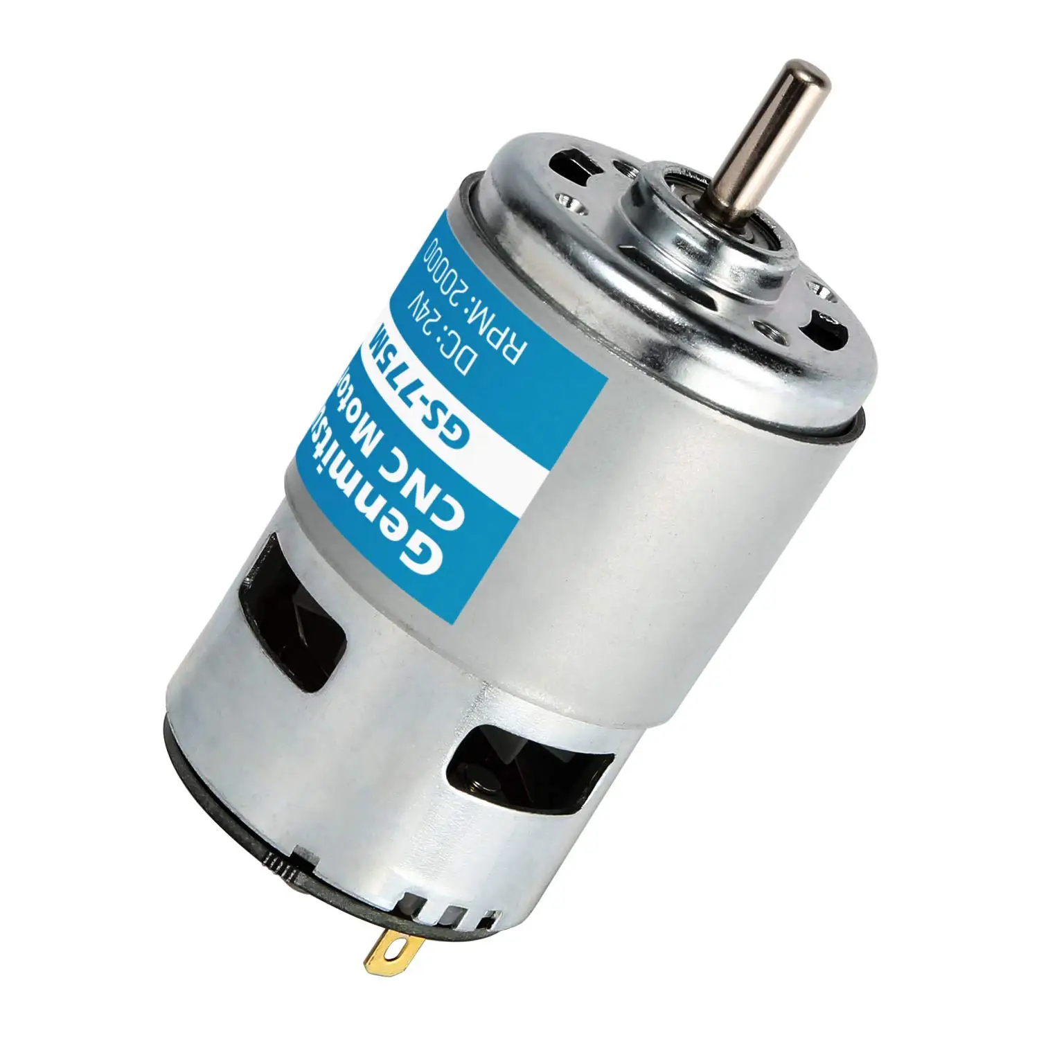 Genmitsu GS-775M 775 Motor 24V 20000RPM Micro DC Motor Double Ball Bearing Noise Suppression for Electrical Tools DIY