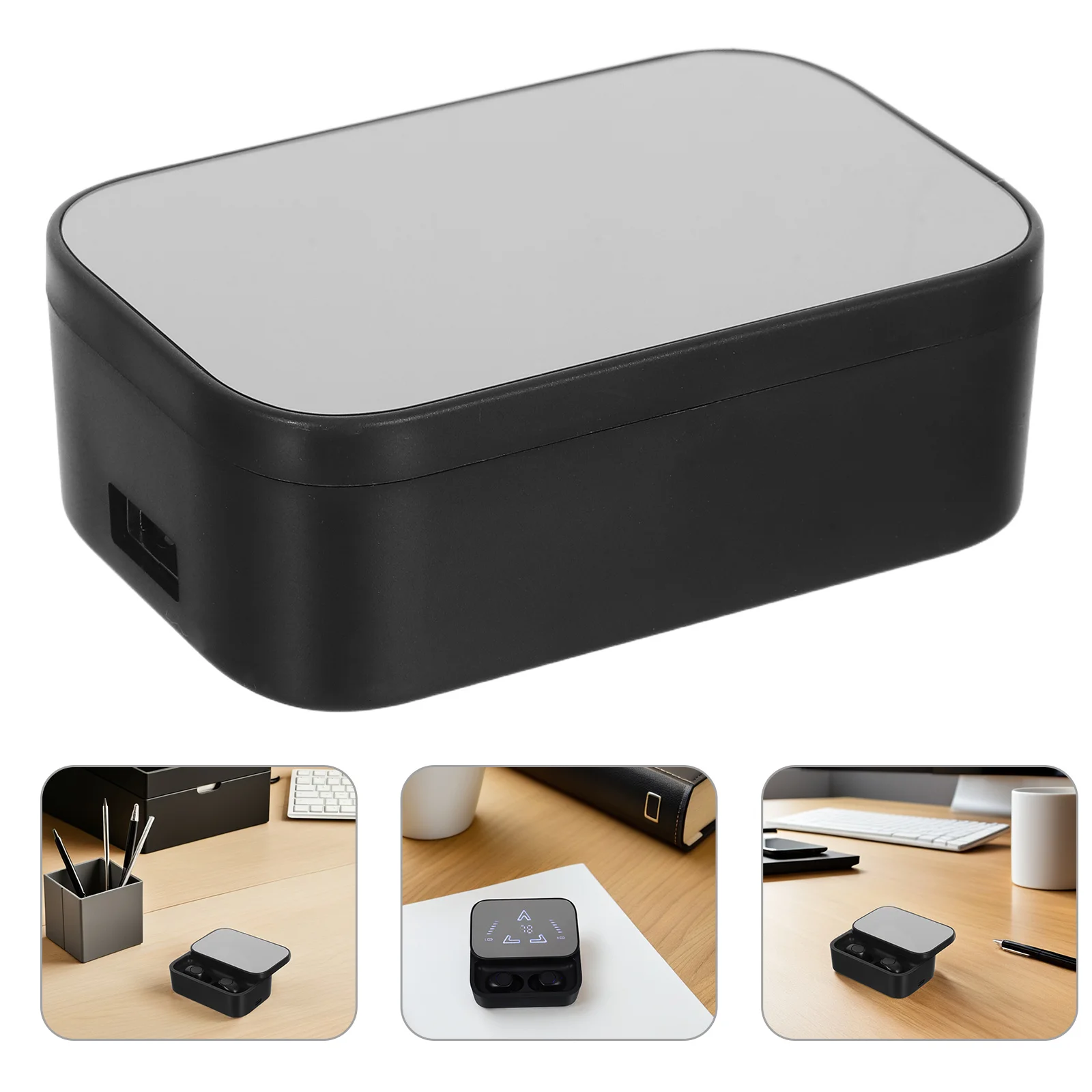 

1Set Earbuds Digital Display Rechargeable Noise Cancelling Wireless Headphones Ideal for Sports Travel Office Calls