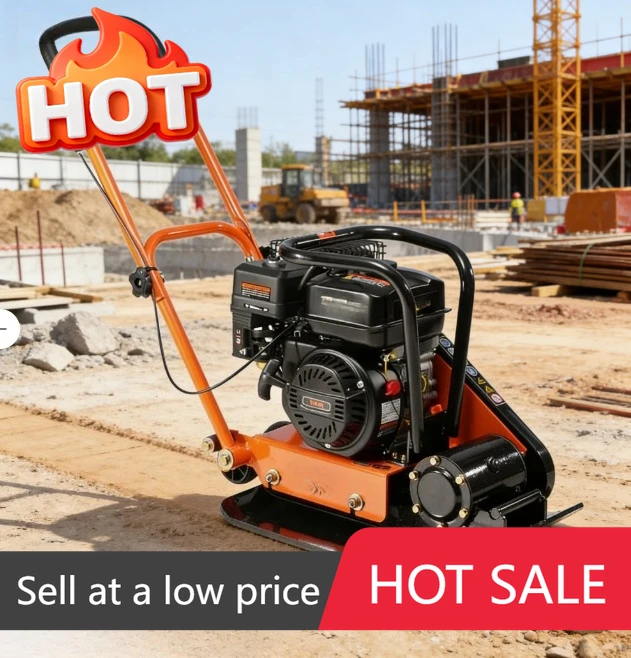 

Портативная газовая виброплита 6.5 л.с., сила уплотнения 2360 фунтов, профессиональный трамбовщик для дорожек и укладки брусчатки