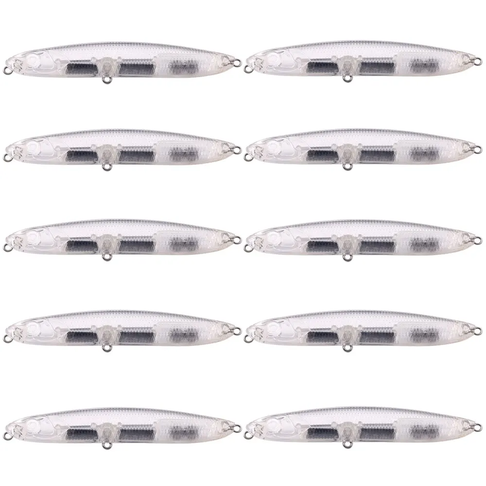 10-unidades-de-corpos-de-isca-artificial-tipo-lapis-afundante-de-96cm-e-165g-corpo-transparente-diy-para-stickbait-de-longo-arremesso-wobbler-sem-labio-para-pesca-em-Agua-salgada
