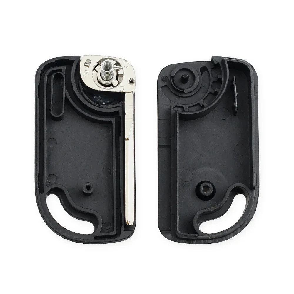 KEYYOU NEW for VW for Volkswagen For Brazil Mark Flip Key Folding Remote Key Shell Blank Case Fit Uncut HU66 Blade No Button