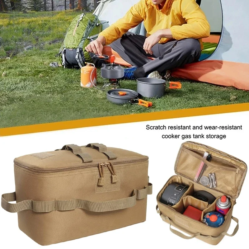 التخييم خزان الغاز حقيبة التخزين في الهواء الطلق سعة كبيرة الأرض مسمار أداة أكياس نزهة تجهيزات المطابخ أواني المنظم أكياس Muжska sreка