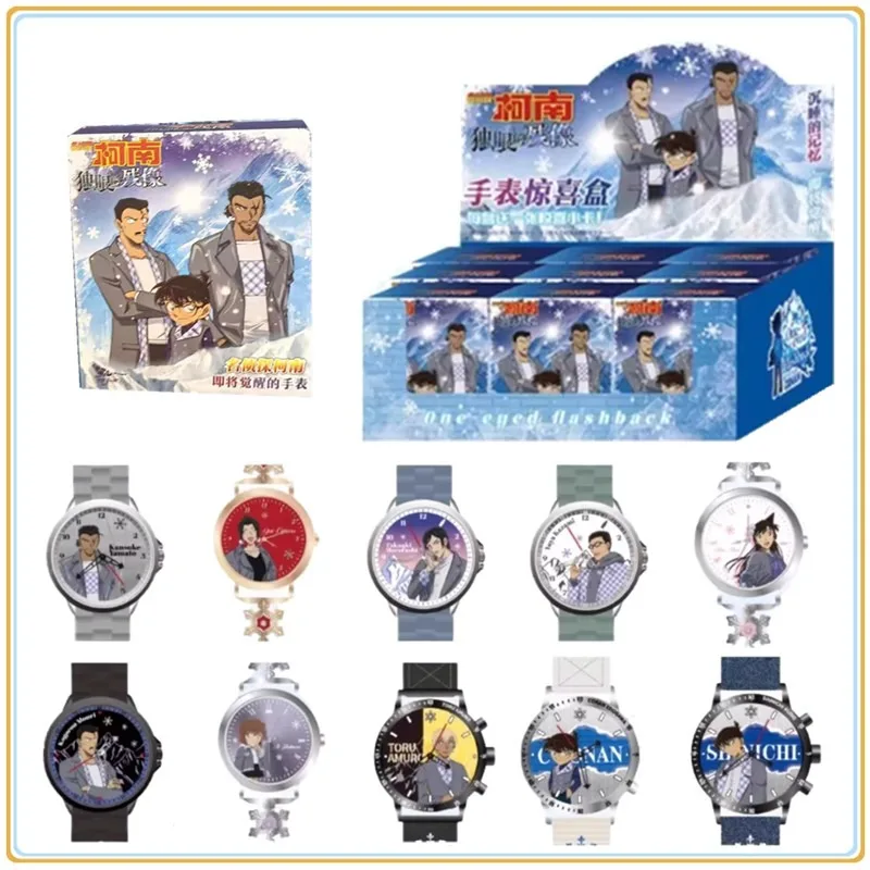 

In Stock Original Detective Conan Watch Series Blind Box Anime Characters Are Cute Children's Holiday Toy Gifts