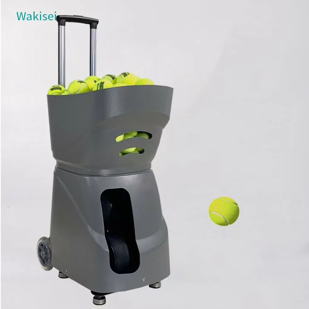 الجملة الذكية التلقائية المحمولة كرة التنس إطلاق آلة التدريب-مدرب التنس المحملة دائم