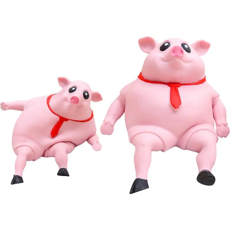 

Pig Squeeze Ball Squeeze Stretch And Fidget Pig Toy Portable Pig Toy Rebound Ball Fidget Toy Birthday Gift For Kids Boys Girls