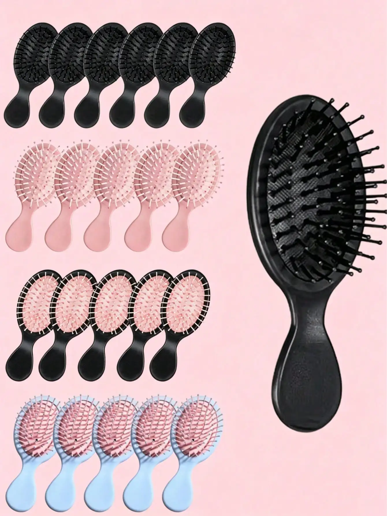 

1/2/4pcs Upgraded Portable Air Cushion Comb Set, Cute Comb, Minimalist Style, Dry Hair Curling Brush, Shampoo Brush, High-Quality Material, Handheld Comb, Beauty Accessory, Travel Essential, Women Hair Brush