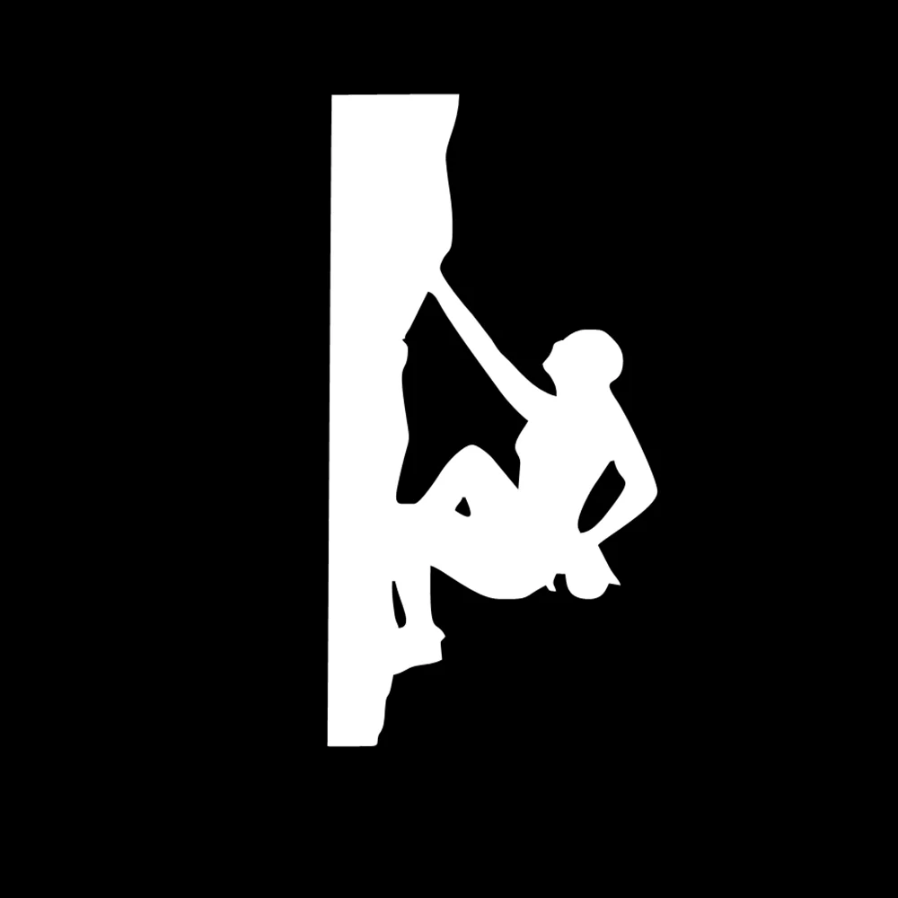 Extreme Rock Climbing Sports Vinyl Car Sticker