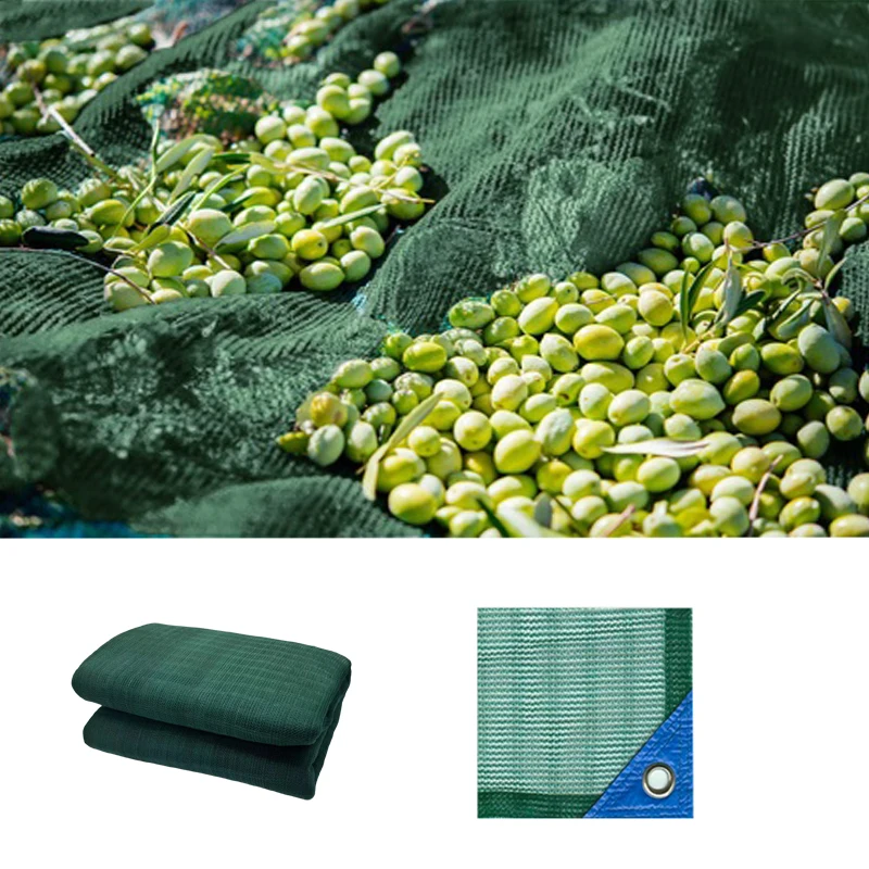 Dark Green olive net collect plantation fruit collection agricultural harvesting net olive chestnut apricot hazelnut fruit tree