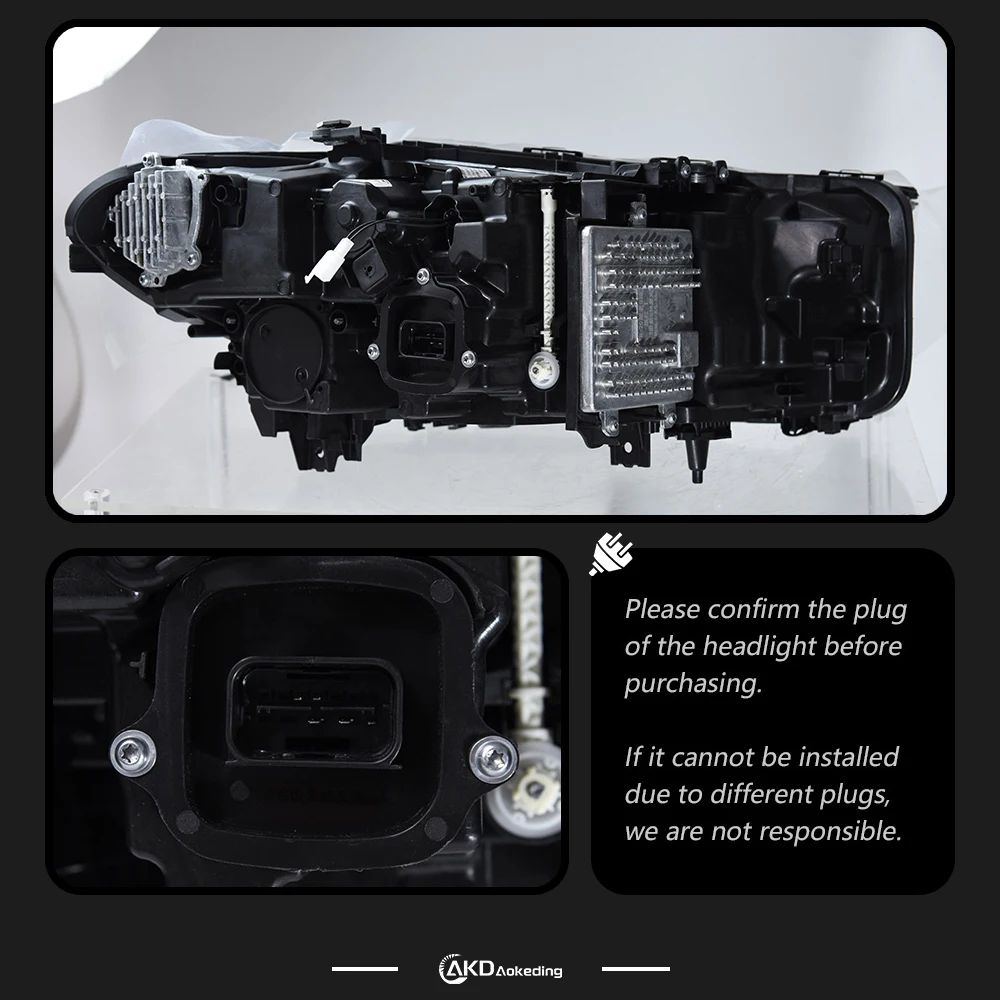 

Car Styling Head Lamp for 5 Series G30 G38 Headlights 2018-2022 Headlight LED DRL Signal Projector Lens Automotive Accessories