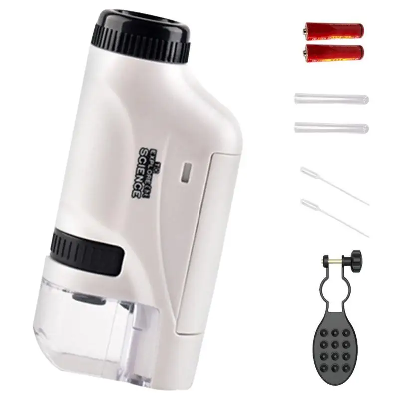 Children Portable Microscope Portable Microscope 60X-120X Magnification Field Microscope For Students Research Project