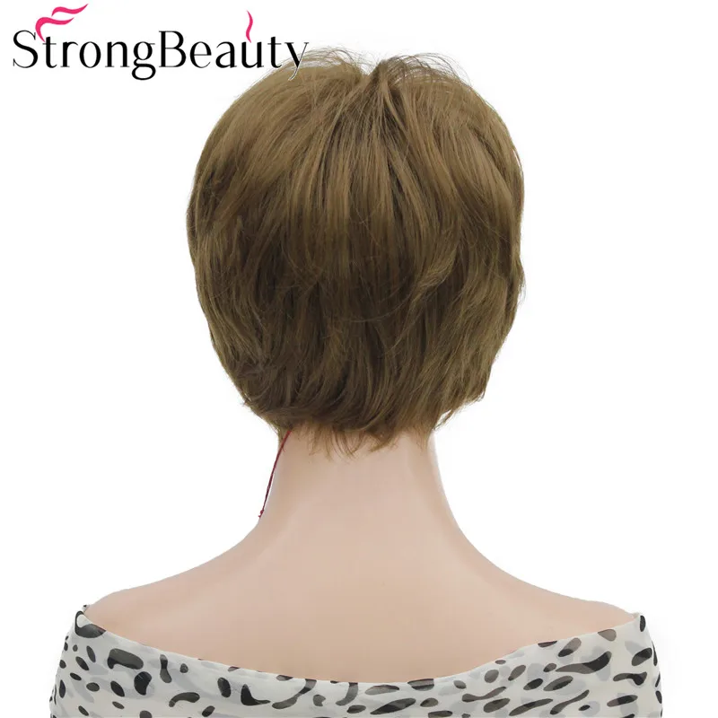 StrongBeauty Short Soft Straight Synthetic Wigs Women Hair Fashion Wig