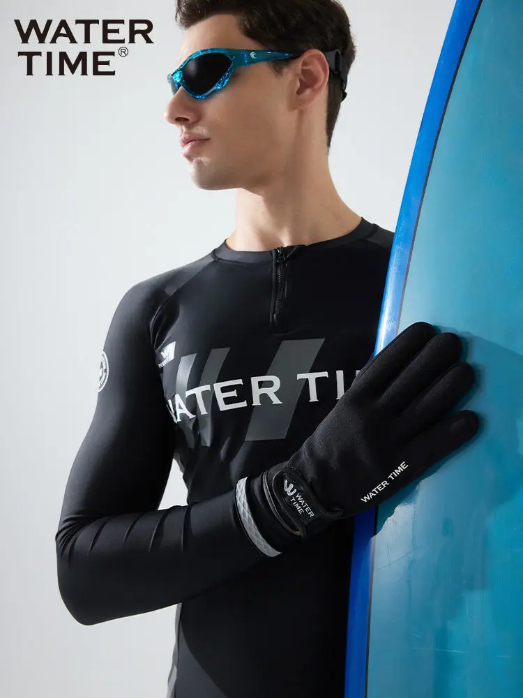 WaterTime Thickened Surf Snorkeling Gloves with Anti-Slip, Warmth, Wear-Resistant, Scratch-Proof and Sun Protection Features