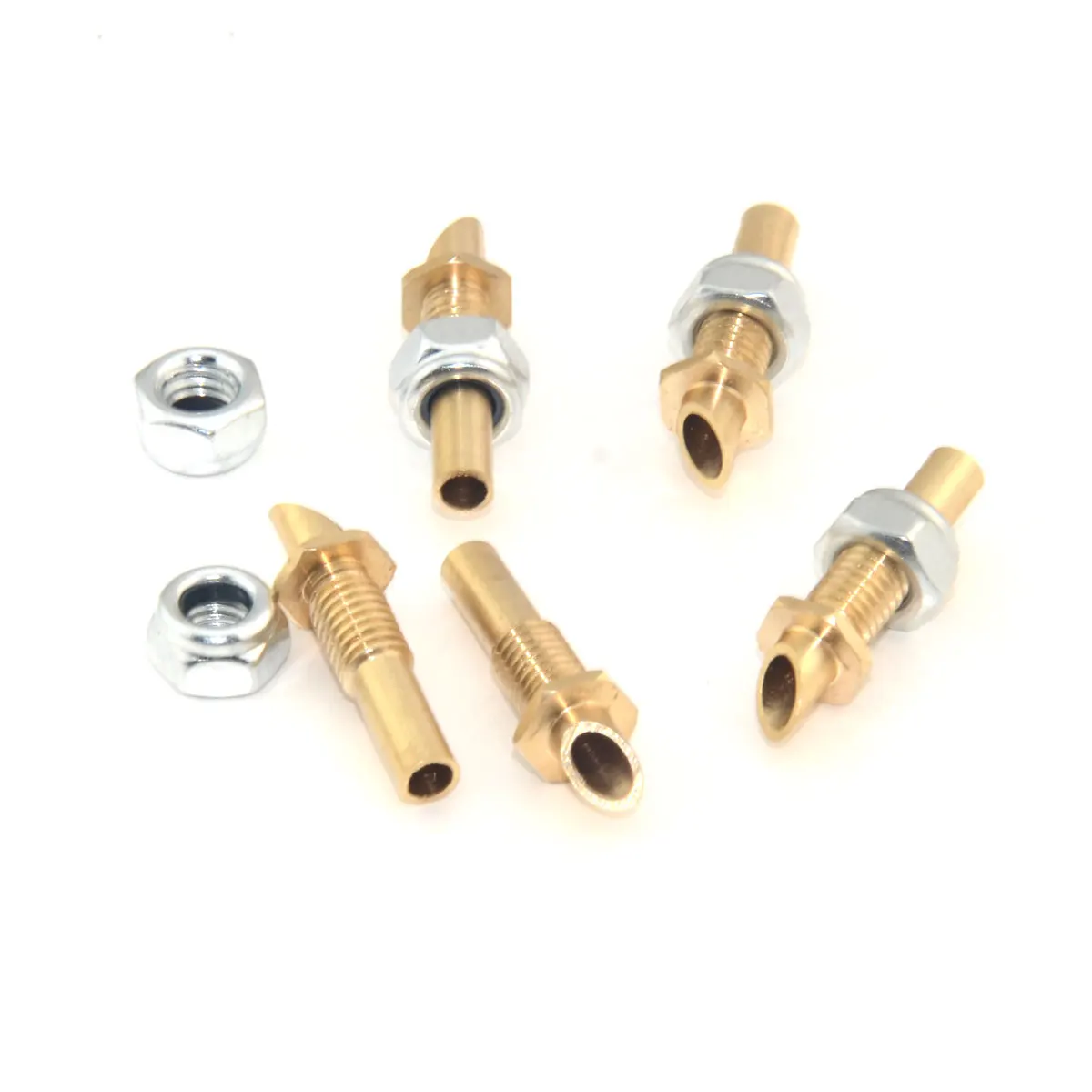 5Pcs Copper Water 3mm Nozzle Cooling Inlet Brass Water Scraping Nipple for RC Boats