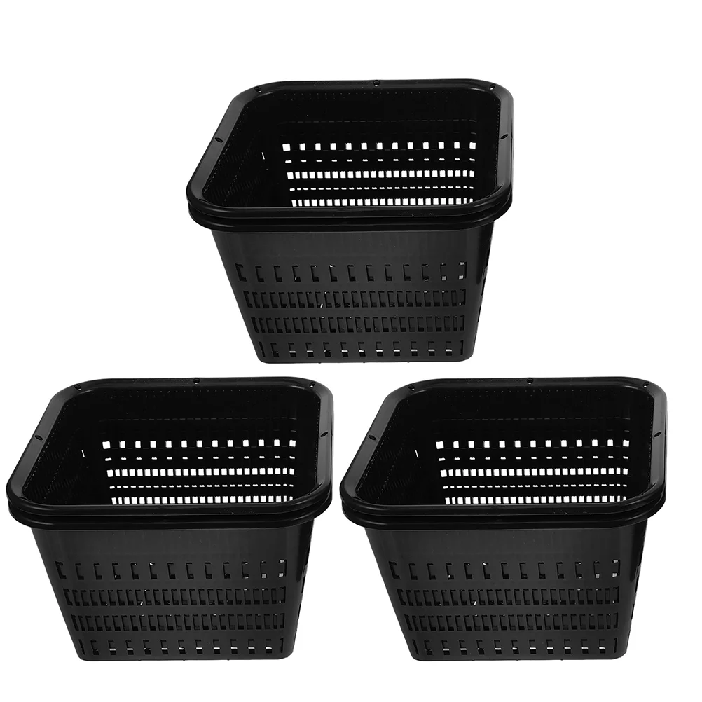 6 Pcs Hydroponic Growing Basket Plastic Orchid Pots with Holes Net Cup Planting Cups