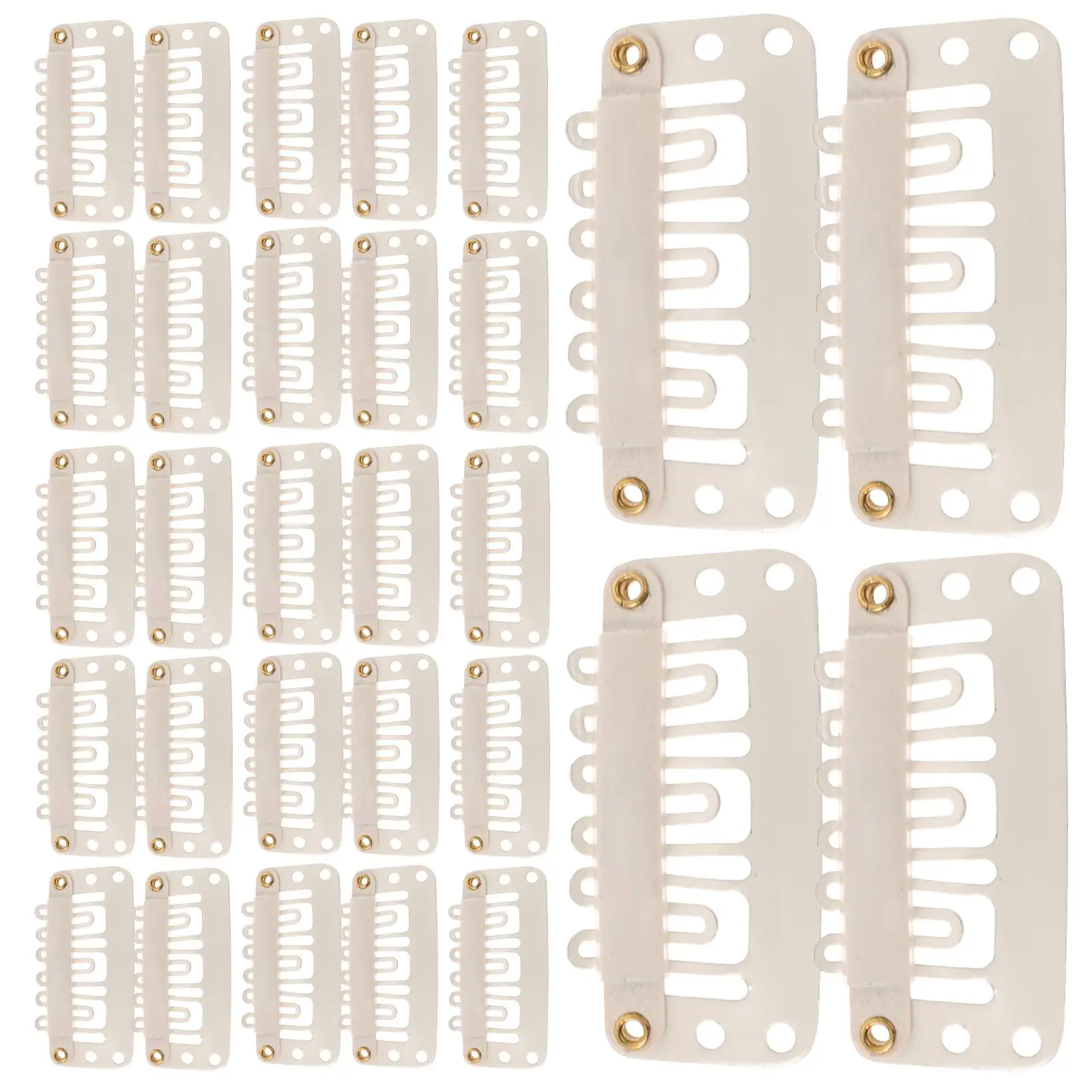

60pcs Clips Hair Accessories Durable Fixing Clips Craft Hand Sewing Fabric Women Extensions Short Curly