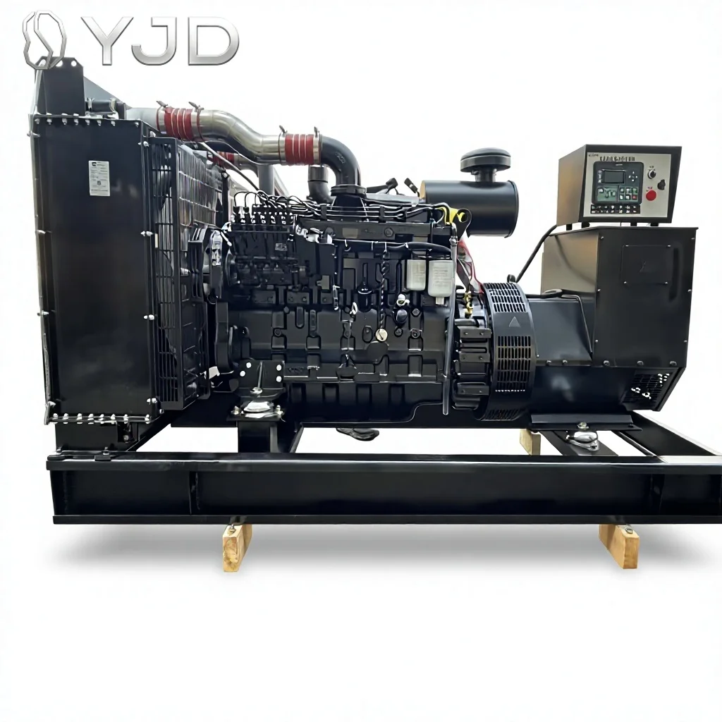 Cumins Engine 183KW/190KW 6CTAA8.3-G2 Open Frame Diesel Generator Set 150KW 180KVA Auto Start 1500RPM 1800 RPM 50/60HZ with ATS