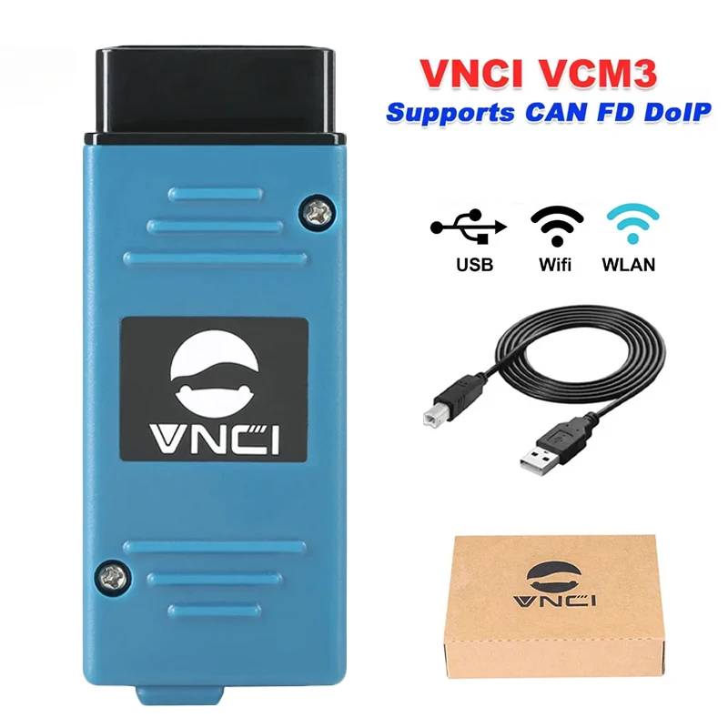 VNCI VCM3 Diagnostic Scanner For Ford Mazda Support CAN FD DoIP 4 Channel CAN BUS Compatible With Original Driver Software
