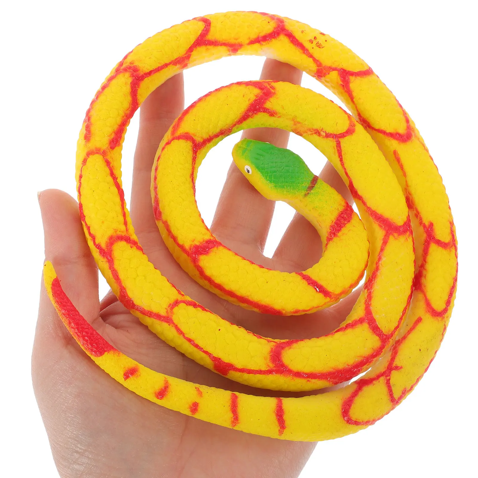 Lifelike Simulation Snake Decor – Realistic Reptile Model for Indoor Outdoor Display