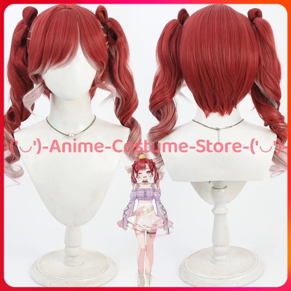 

NIJISANJI VTuber Saotome Beri Cosplay Wig Anime Character Halloween Carnival Party Costume Wigs Heat Resistant Synthetic Hair