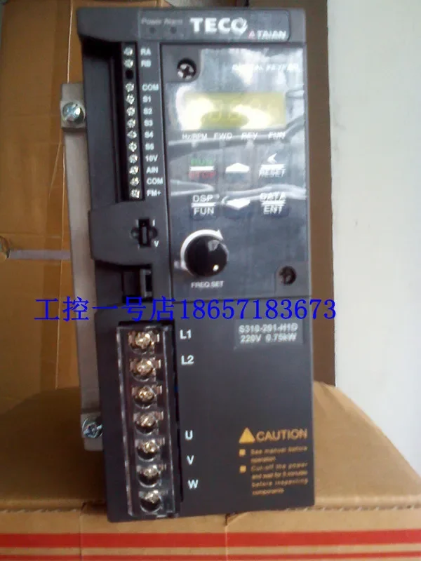Original And Genuine Taiwan Dongyuan Taian Inverter S310-2P5-H1D 0.4KW/220V Quality Assurance One Year