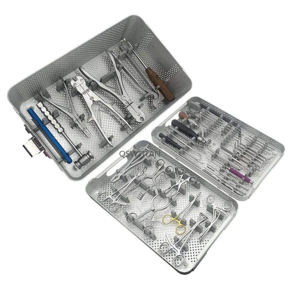 Veterinary General Basic Small Animal Fracture Surgery Kit Orthopedic Set Surgical Instruments