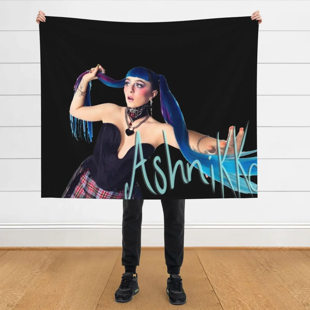 

Ashnikko Demidevil Throw Blanket Luxury Brand Large Beach Blankets