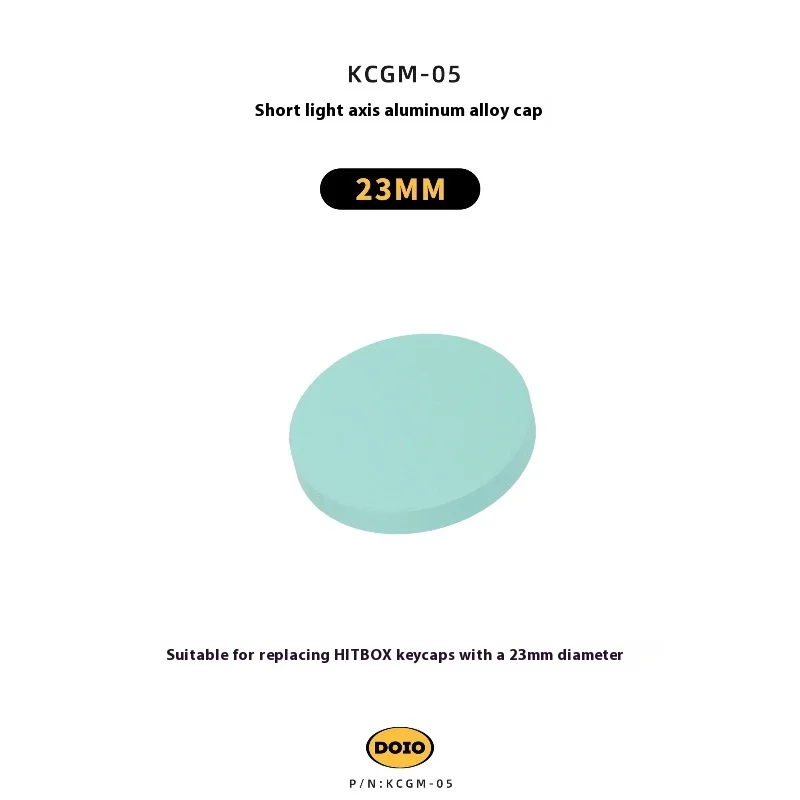 DOIO HITBOX KCGM-05 23/26MM Keycap Aluminum Alloy Replace Keycaps for DOIO Hitbox H03 H04 H05 H06 H06m/pro H07A/B/C H08B/C/D