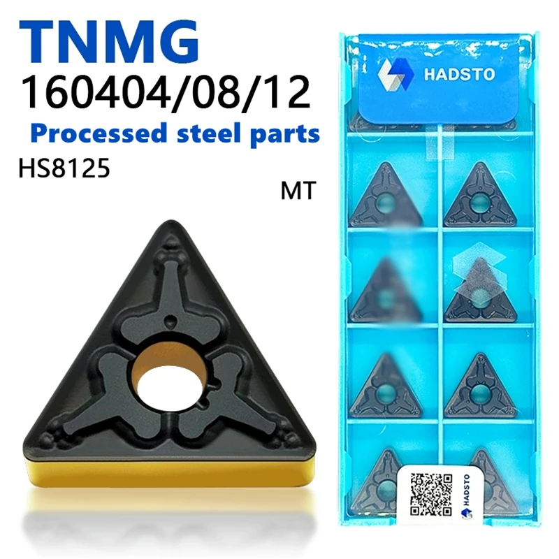 

Hadsto 100% Original Tnmg160404 Tnmg160408 Tnmg160412 Mt Hs8125 Lathe Turning Tools Carbide Inserts Cutting Blades for Steel