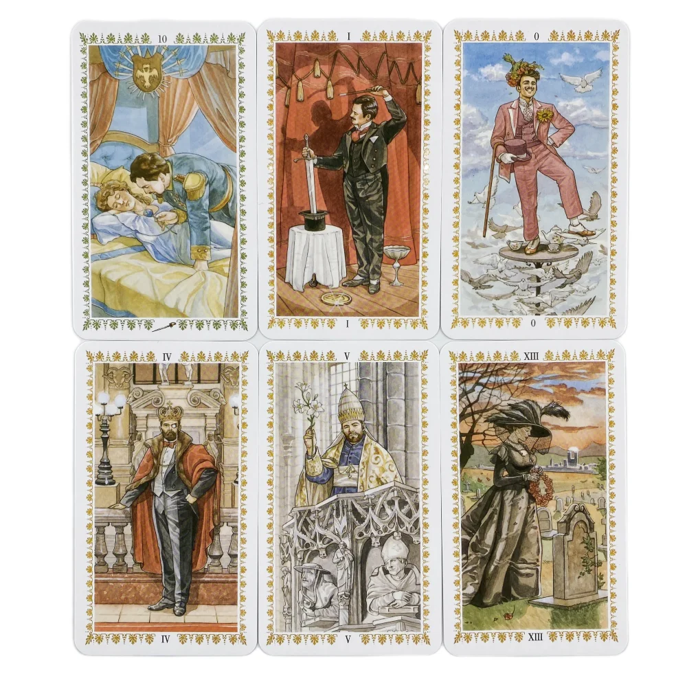 Romantic Tarot Cards A 78 Deck Oracle English Visions Divination Edition Borad Playing Games