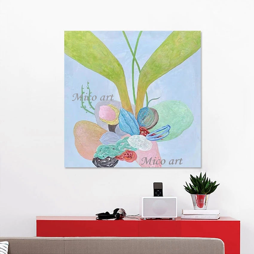 Korean Room Decor Picture Canvas Artwork Wall Art Acrylic Picture Unframed The Composition Is Clever Abstract Hand Drawing