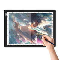 A4 LED Light Board Portable Tracing Light Box Drawing Board A3 3 Level Dimmable Painting Tablet Diamond Painting Light Pad Board