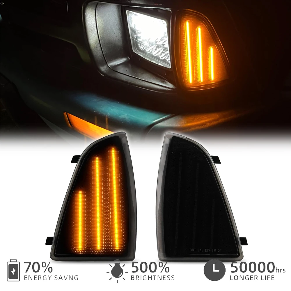 

2x Canbus Front Fender LED Side Marker Turn Signal Light for Chevrolet S10 Blazer Chevy S10 Pickup Truck 1994-1997 OEM#22704238