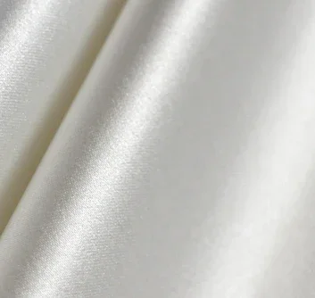 White Satin fabric silk cloth 150*100cm DIY for interlining home dress curtain wedding party decoration sewing background