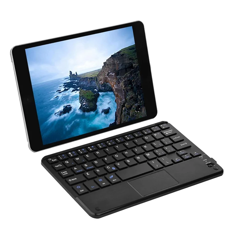 A42Z-Ultra-Slim Mini Touchpad Keyboard, Keyboard With Built-In Multi-Touch Trackpad For Smart TV HTPC PC Tablet Laptop