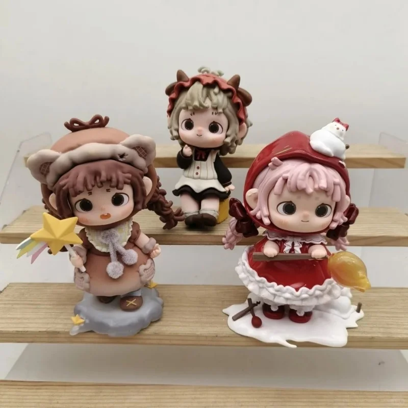 

Genuine Heyone Furfur Glimmer City Under Night Sky Kawaii Anime Figure Kawaii Blind Box Cartoon Desk Decor Surprise Gift