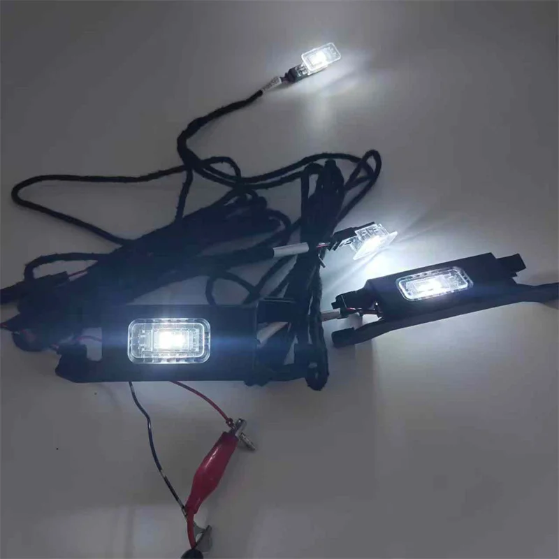 4-teiliges LED-Fußraumbeleuchtungsset mit Kabel, Innenraum-Fußlampe für VW T-ROC Jetta Polo T-Cross Enyaq ID4 ID3 Tayron Talagon – Detail 18
