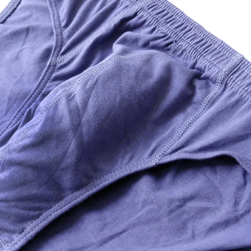 Plus Size XL-5XL Sexy Briefs Underwear for Men 100% Cotton Panties Male Shorts Underpants Breathable Lingerie High Quality