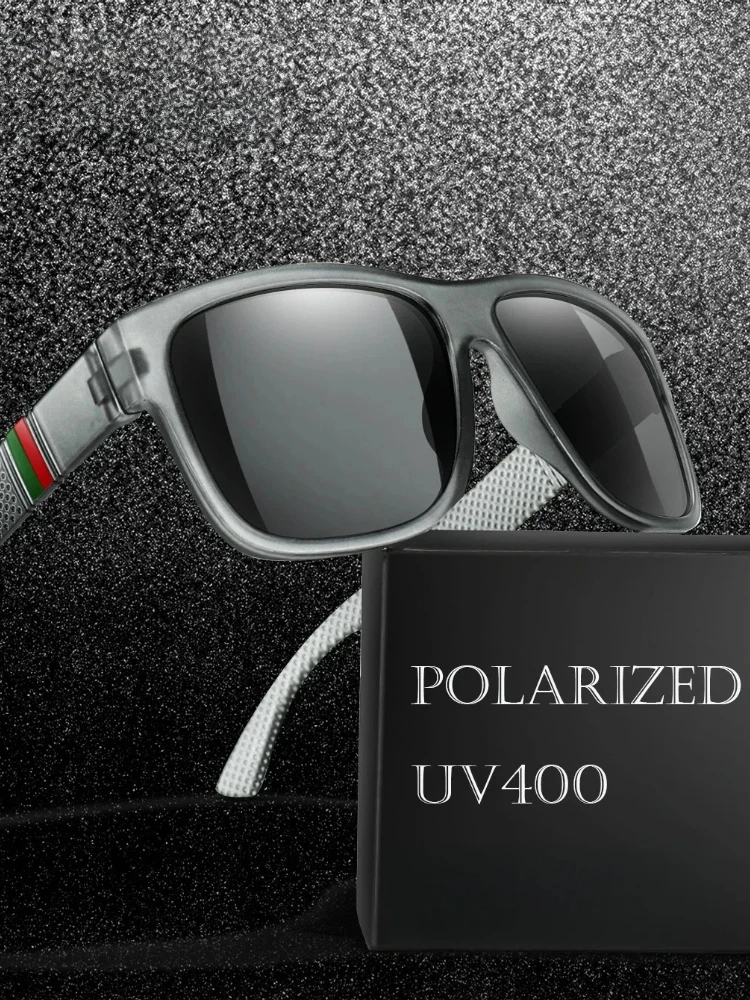 AliExpress DIXSG Classic Men Square Polarized Fishing Sunglasses Outdoor Driving Cycling Running Goggles Vintage Large Frame UV400
